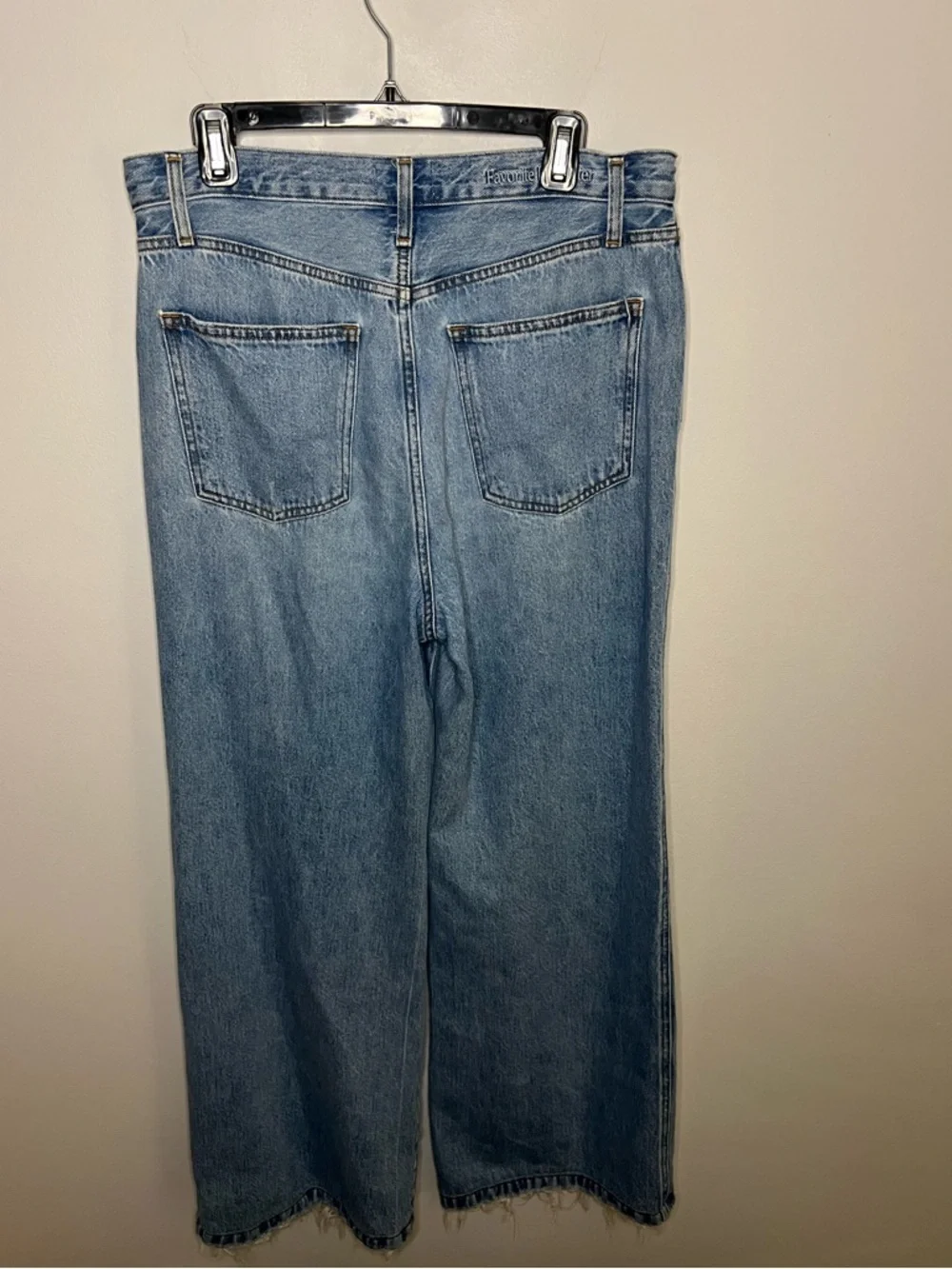 Favorite Daughter The Masha Light Wash Denim Jeans size 30 High rise wide leg - Picture 5 of 10